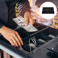 1Pc Cash Drawer Tray Cash Register Insert Tray Multiple Compartment Storage