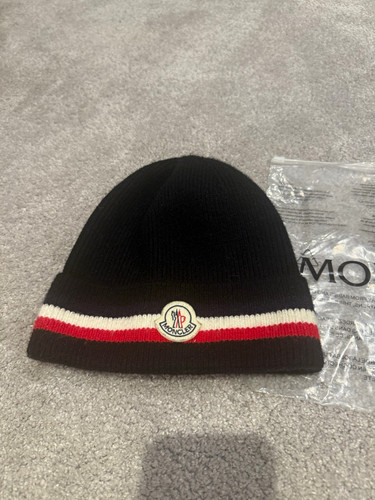 Moncler tricolour beanie - moncler,