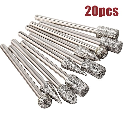 20pcs diamond round - 20pcs, burr