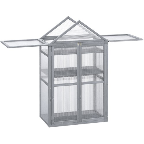 Small wooden greenhouse grow - greenhouse,