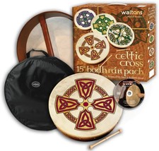 Waltons 15" Bodhran Package - Kilkenny Cross Package - Make us a offer sale