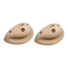 2 Pieces Wood Rock Climbing