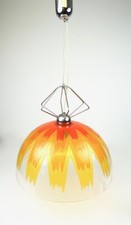 Rare Stunning Space Age 70s mid century pop art Pendant lamp Guzzini Age 