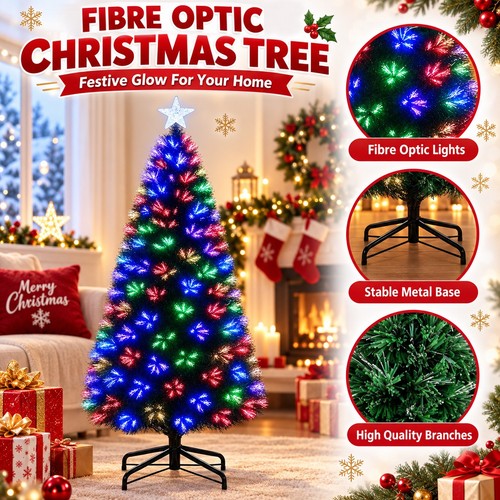 Fibre optic christmas - christmas, tree