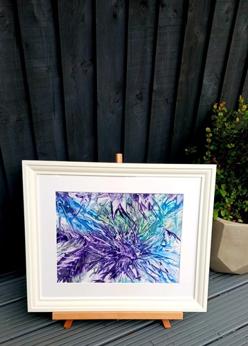Encaustic wax art painting - encaustic,