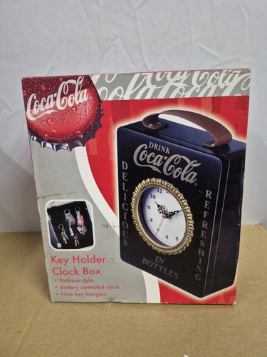 Coca cola key holder clock - key,