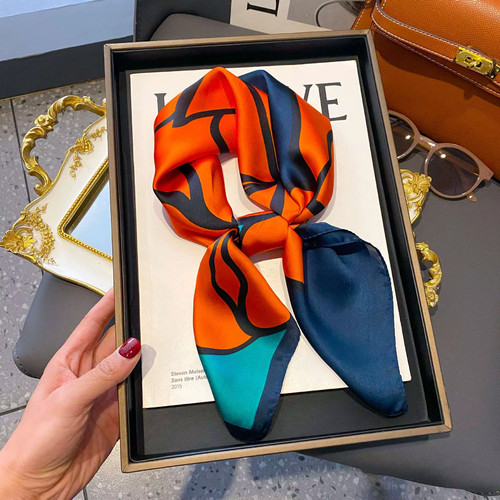 Luxury silk square - silk, scarf