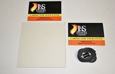 Stovax Stockton Replacement Stove Glass INCLUDES New Glass Seal- All Models