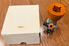 Rare Hudy FX Prototype RB Concept .21 5 Port Buggy Engine Gold Head 5 Port