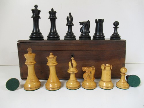 Antique chess set - set, bcc