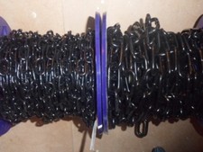 Heavy Duty, Black Japanned Steel Chain, 3mm, 4mm, 5mm & 6mm Dia.