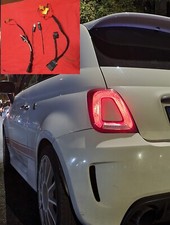 Cablaggio Modifica Stop  Fari Posteriori Fanalini Fiat 500 Abarth Restyling 