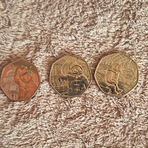 50p coin 2018 paddington - 50p,