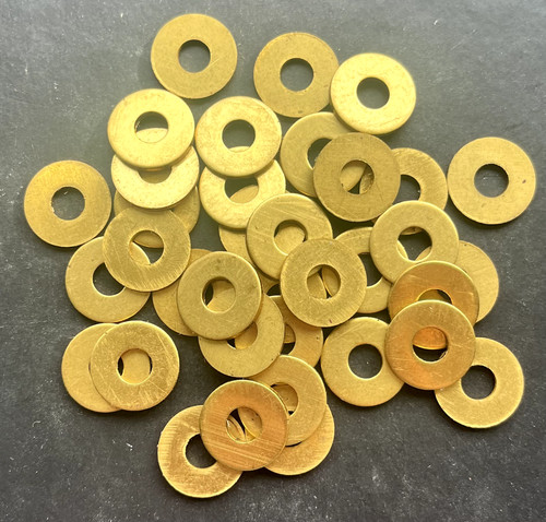 Brass flat washers 16mm - brass,