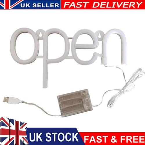 Flashing led open sign neon - led,