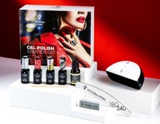 Victoria Vynn UV/LED Gel Nail Polish STARTER KIT Gift LAMP Hybrid Manicure 9pcs