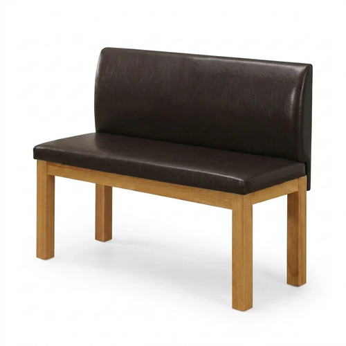 High back bench dining table - high,
