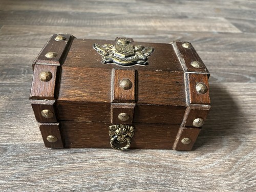 Wooden chest treasure - wooden, storage