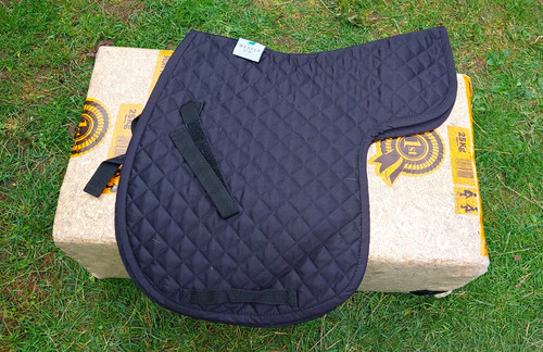 Wessex navy numnah 18 - navy, 17"-18"