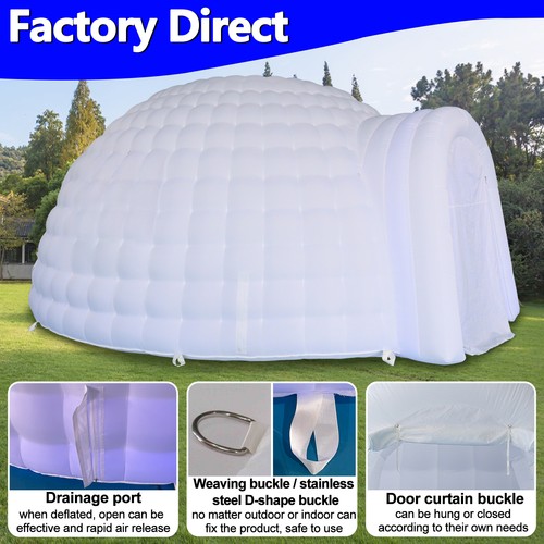 Portable inflatable igloo dome - portable,
