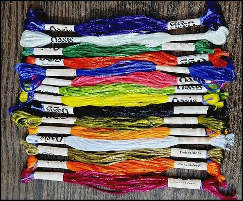 Skeins variegated silk - skeins,
