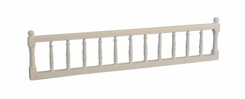 White railing banister - white,