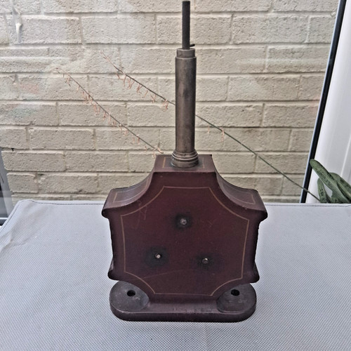Antique laboratory hand crank - hand,