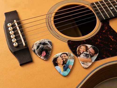 Personalised guitar pick - guitar, with