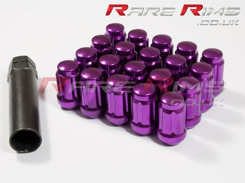 Purple spline wheel nuts - spline,