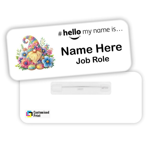 Hello name badge student - name,