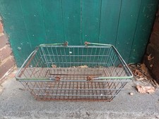 Vintage Metal Wire Shopping Basket  ~Perfect Storage or Garden Use 