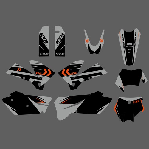 Graphics kit for ktm - graphics,