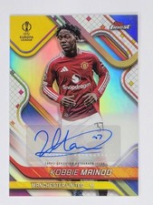 2024-25 Topps UCL Finest Kobbie Mainoo Base Autograph Variation Manchester...