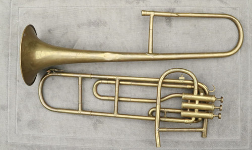 Three valve trombone - valve, trombone,