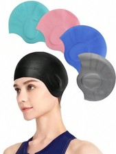 Silicone Swimming Cap With Ear