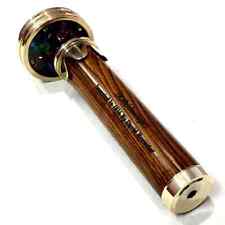 Vintage Brass Nautical wooden Kaleidoscope Handmade Antique Style gift Item