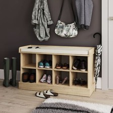 Kempton Shoe Bench Oak
