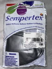 24" Satin Silver Sempertex Latex Balloons (3 Pack)