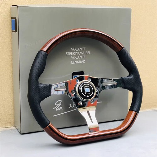 Car wooden steering wheel - car,