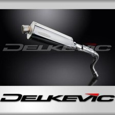 HONDA CB600F HORNET 03-06 HI LEV 350mm OVAL STAINLESS BSAU SILENCER EXHAUST KIT