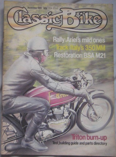 Classic bike magazine november - bike,