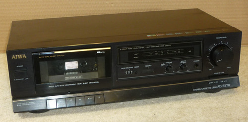 Aiwa f270 stereo cassette - stereo,