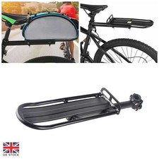 MTB Bike Bicycle Rear Rack Seat Post Mounted Cargo Pannier Luggage Carrier Black