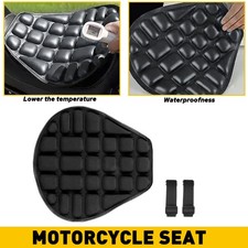 Motorcycle Mesh Seat Cushion Breathable Heat Insulation Air Pad Anti Slip Cover