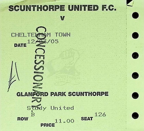 Scunthorpe united cheltenham - scunthorpe, v