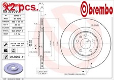 X2 PCS FRONT / REAR BRAKE DISC SET LEFT & RIGHT 09.B969.11 BREMBO I