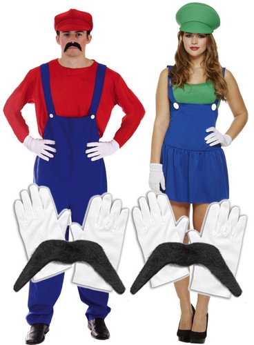 Mens mario ladies luigi - ladies,