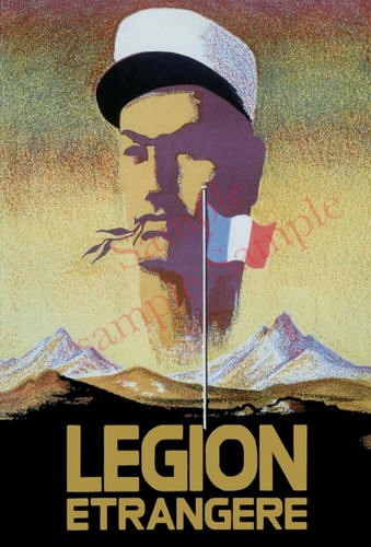 French foreign legion a4 - french, legion.