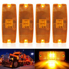 4pcs Amber Trailer Truck Side