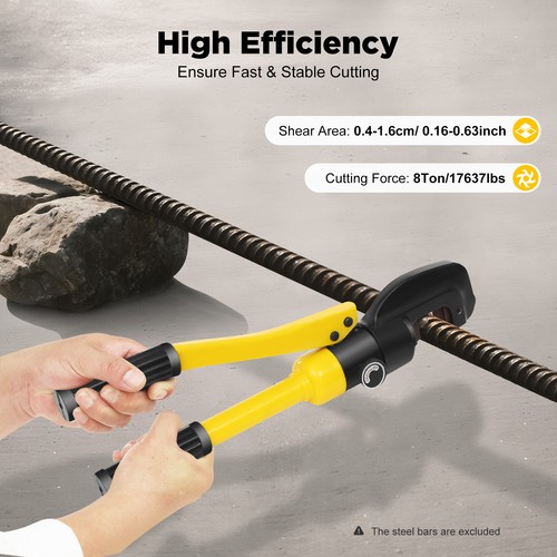 Ton hydraulic bolt - 8-ton, cutter